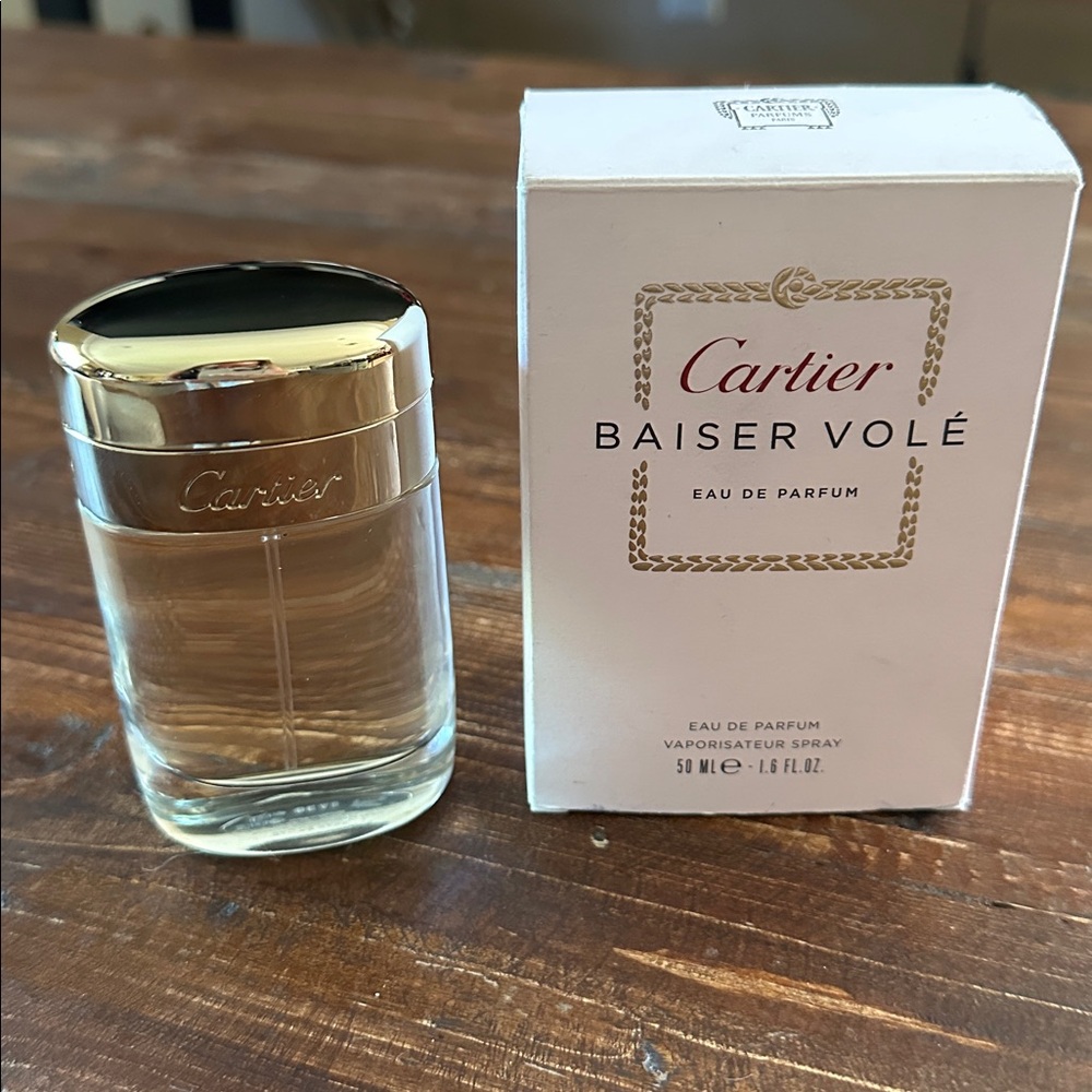 Cartier Baiser Volé Perfume with Gold Cap